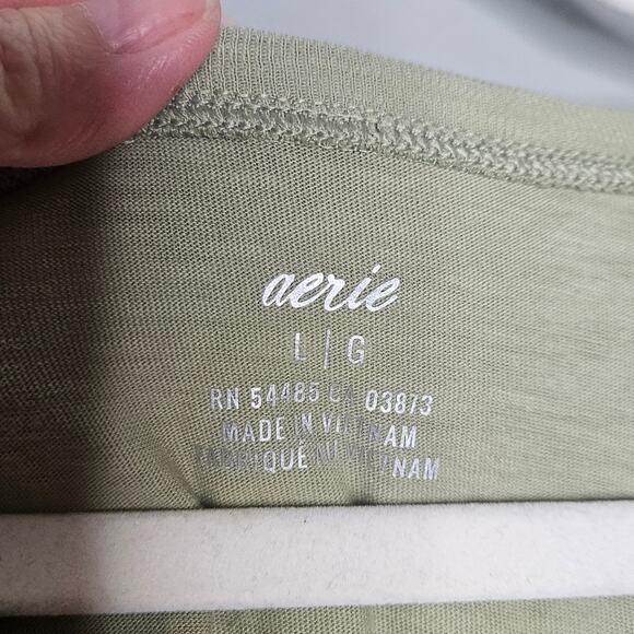 Aerie sage cotton mini dress - Picture 4 of 6